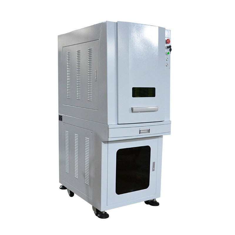 AL-YLP20W/30W/50W/100W Safety Enclosed Type Fiber Laser Metal Marking Cutting Engraving Machine