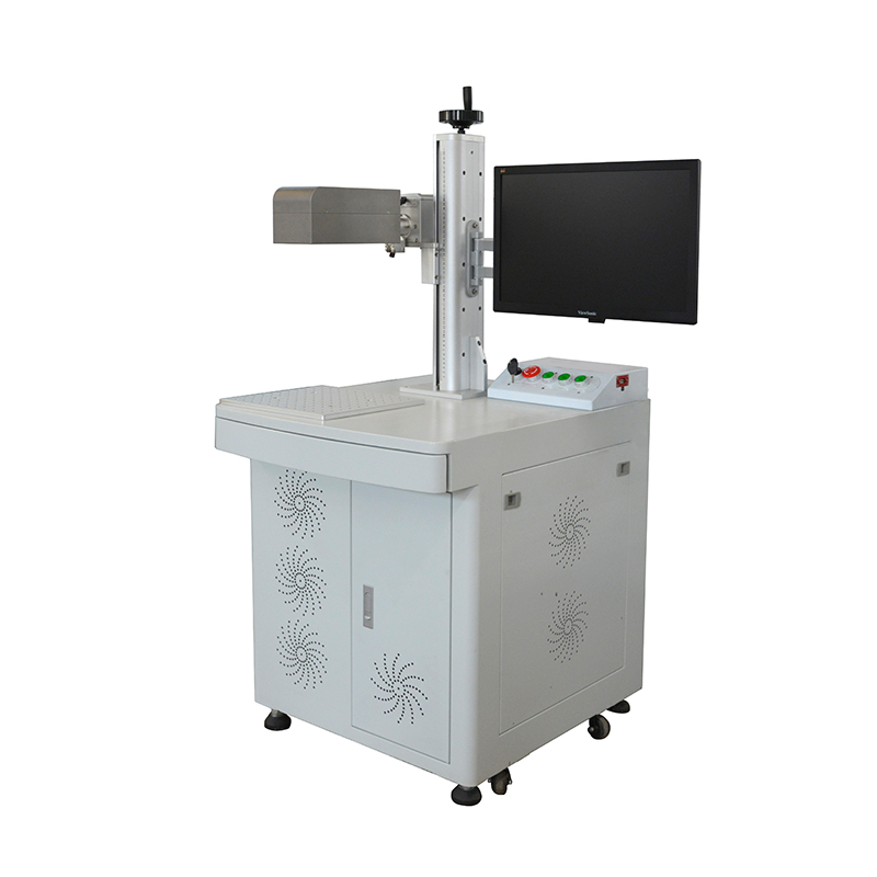 3D Floor Type Fiber Laser Marking Engraving Machine for Curved Marking