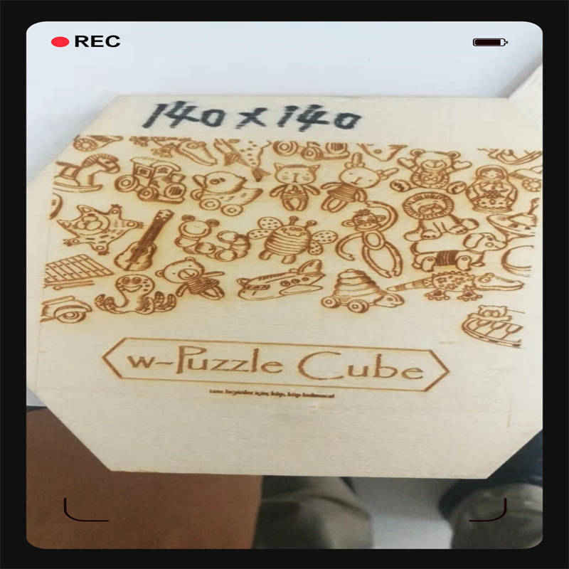 Wood laser marking